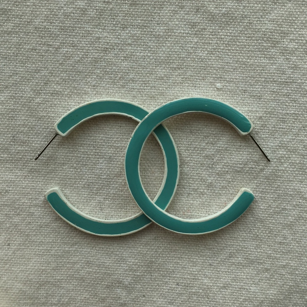 Vintage Enamel Earrings